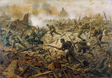 Los Territoriales en Pozieres el 23 de julio de 1916, 1917